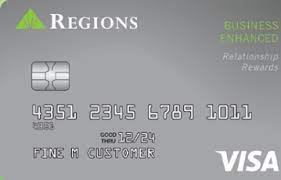 regions visa business enhanced rewards
