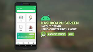 android dashboard screen layout design