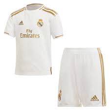 Adidas Real Madrid Home Mini Kit 19 20 Junior