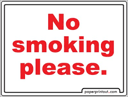 Front Door Signs For Home Purchase No Smoking Signs Free Printable