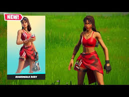 It was released on october 6th, 2019 and was last available 27 days ago. New Fortnite Boardwalk Ruby Skin In Item Shop How To Get It Firstsportz