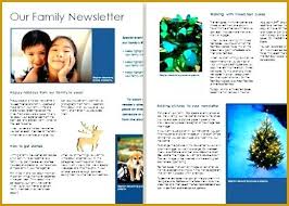 Family Newsletter Template Year In Review Newsletter Template In For