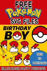 free pokemon svg to