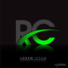 initial letter rc logotype company name