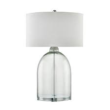 standard table lamp with fabric shade