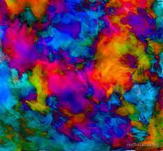 Vibrant Abstract Color Explosion Canvas