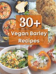 30 must try vegan barley recipes