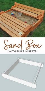 Size is the first thing you need to consider before purchasing a sandbox. Sand Box With Built In Seats Ana White