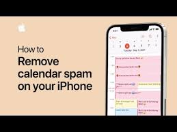 how to remove calendar spam on your