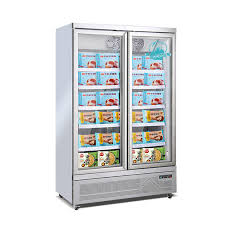 deep freezer display frozen food