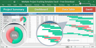Project Management Dashboard Excel Template Free 1305