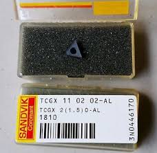 Details About Sandvik Tcgx 2 1 5 0 Al 110202 1810 Diamond Coated Carbide Insert For Boring Bar