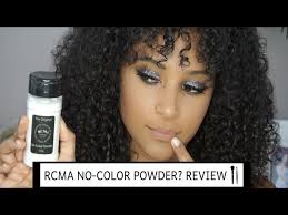 rcma no color setting powder on brown