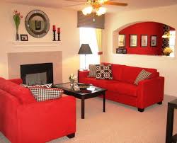 decoration amazing red sofa for living
