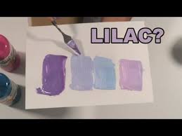 Lilac Painting Lilac Color Lilac Paint
