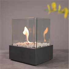 Customized Glass Table Fireplace