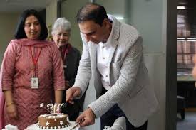 Free sweet cake powerpoint template. A Very Happy Birthday To You Sir Dr Kartikay Saini