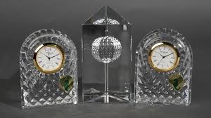 Lot Two Waterford Crystal Desk Clocks