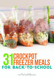 The way the chicken shreds with a fork and soaks up the gravy. 31 Crockpot Freezer Meals For Back To School
