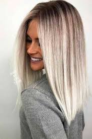 Pale golden blonde hues coupled with a few brownish shades are exactly what you need to make your blonde hair color. Ash Blonde Ombre Blunt Sharp Bob Haircut Pmbrehai Hairs London