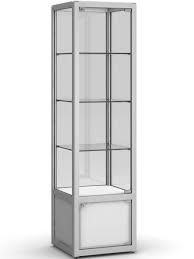glass cabinets metro display