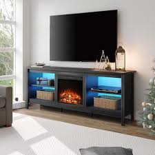 75 Inch Tv Wood Television Stands Black