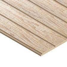 5/8" 4' x 8' Fir Rough Sawn 4" On Center Tex 1-11 Plywood Panel Siding -  Schillings