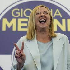 fascist-adjacent Giorgia Meloni ...