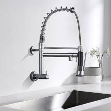 wall mounted pull out tap kitchen water