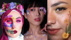 the flower makeup trend is blossoming