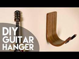 Diy Guitar Hanger Bent Wood