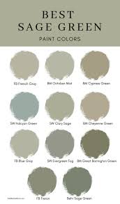 The Best Sage Green Paint Colors