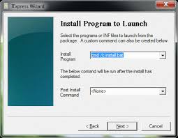 iexpress windows 7 error creating