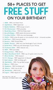 birthday freebies 62 places that gift