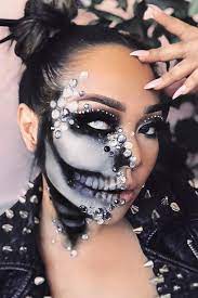 23 half face halloween makeup ideas