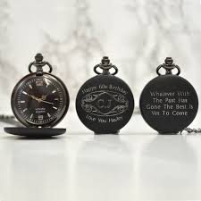 60th birthday gift pocket watch