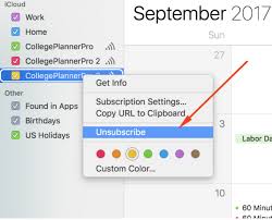 How Do I Unsubscribe Re Add A Calendar In Apple Calendar