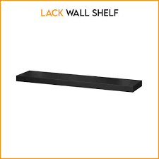 Ikea Lack Wall Shelf Black Brown 74 3