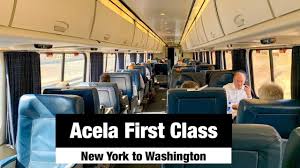 amtrak acela first cl review
