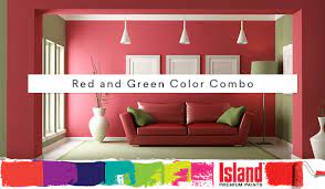 Red Green Color Combo Island Paints