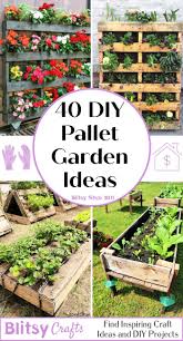 40 diy pallet garden ideas that