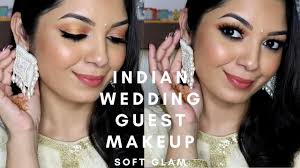 indian wedding makeup look soft gold