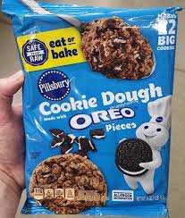 Safe to eat raw cookie dough sandwiched between two cookies? Pillsbury Cookie Dough With Oreo Chunks Hitting Stores Soon