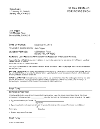 30 Day Eviction Notice Real Estate Forms