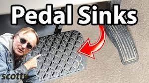 how to fix a brake pedal that sinks in