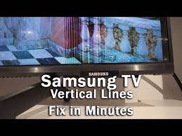 samsung tv vertical lines on screen fix