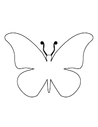 Butterfly Template to Color - Free ...