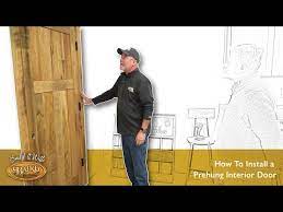 how to install a prehung interior door