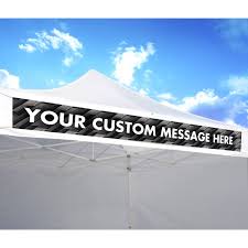 custom printed commercial canopy banner