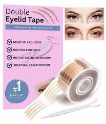 hooded eyes makeup eyelid tape tools